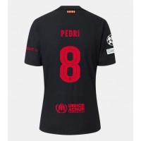 Camisa de Futebol Barcelona Pedri Gonzalez #8 Equipamento Secundário 2024-25 Manga Curta